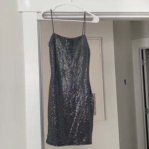 sequined dress
